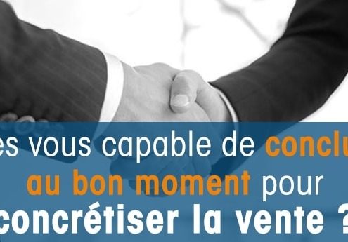 Conclure la vente