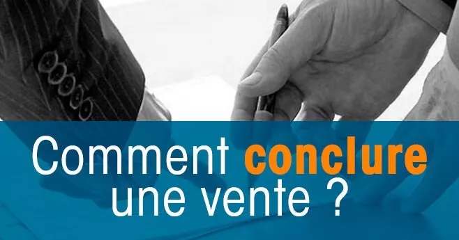 Conclure une vente