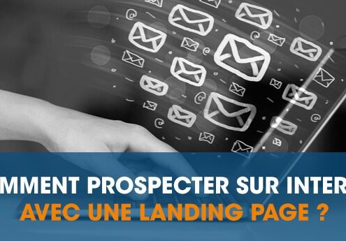 Landing page prospection