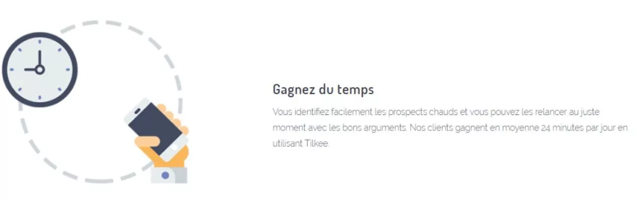 Gain de Temps Tilkee for Sales