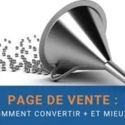 page de vente