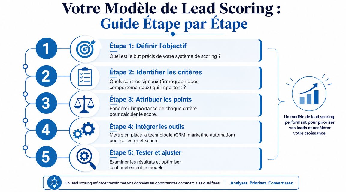 Mettre en place votre modèle de lead scoring étape par étape