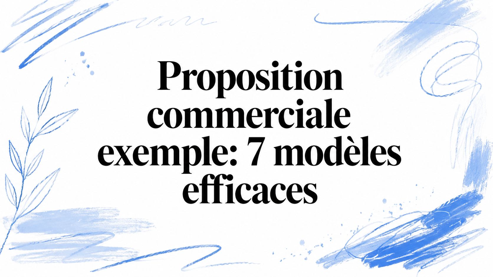 proposition commerciale exemple